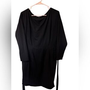 ⚡️Shein Black Dress with pockets & Tie back!!